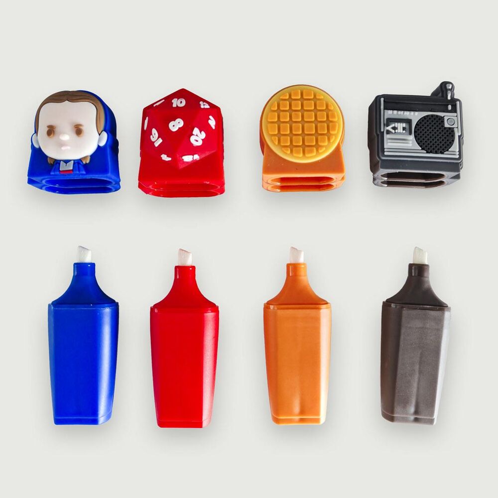 Lot de 4 surligneurs Stranger Things