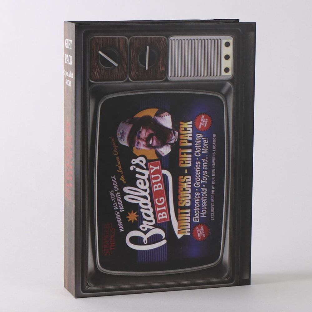 Lot de 3 paires de chaussettes assorties Stranger Things pour adultes