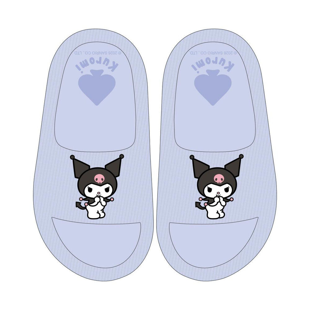 Hello Kitty Kuromi flip-flops