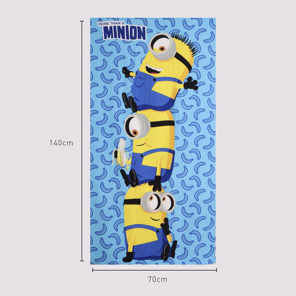Minions microfibre beach towel