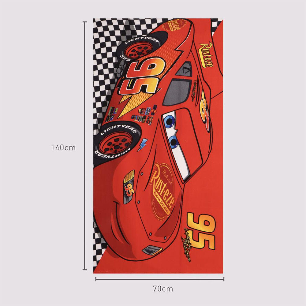 Serviette de plage en microfibre Disney Cars