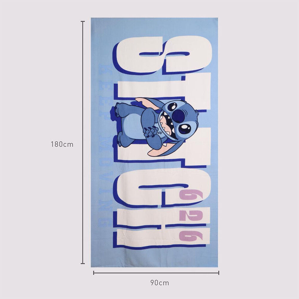 Disney Stitch microfibre beach towel