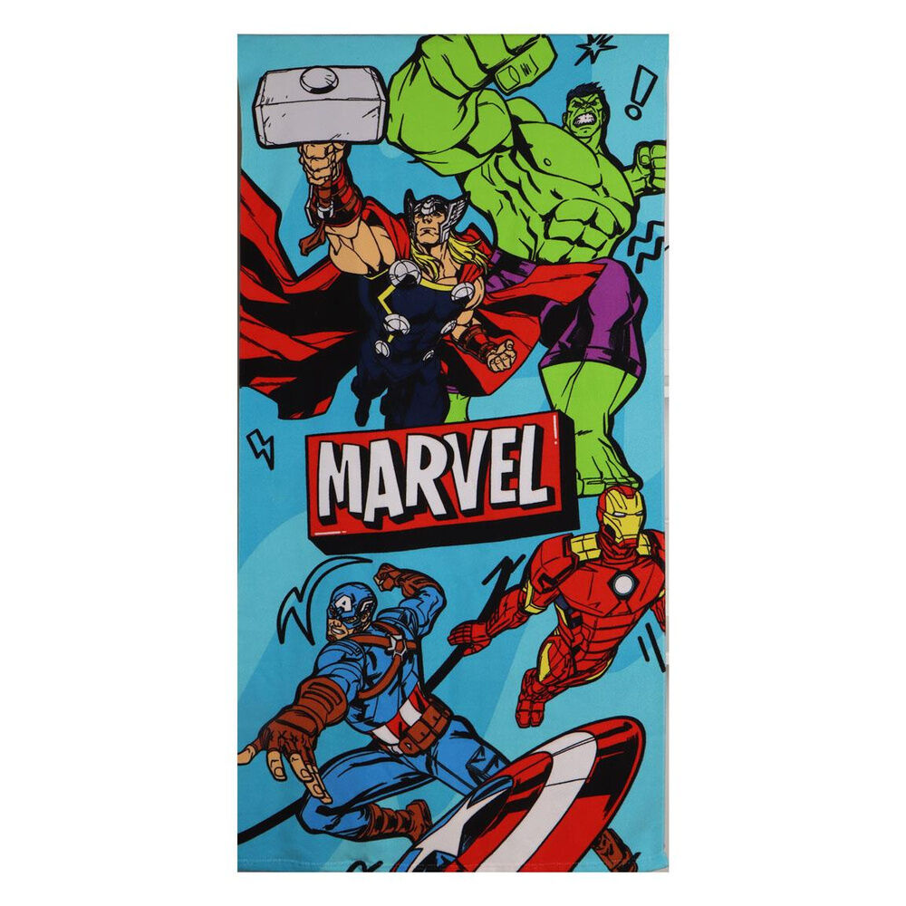 Marvel Avengers towel + bag + cap set