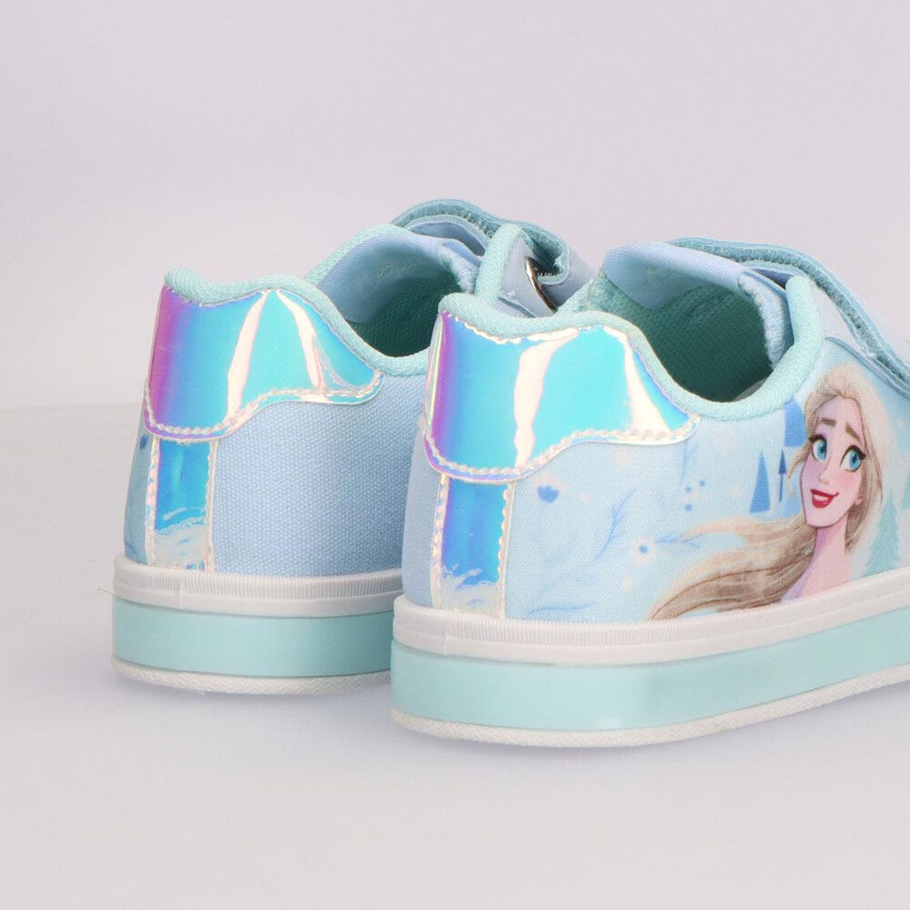 Disney Frozen canvas trainers with ligths