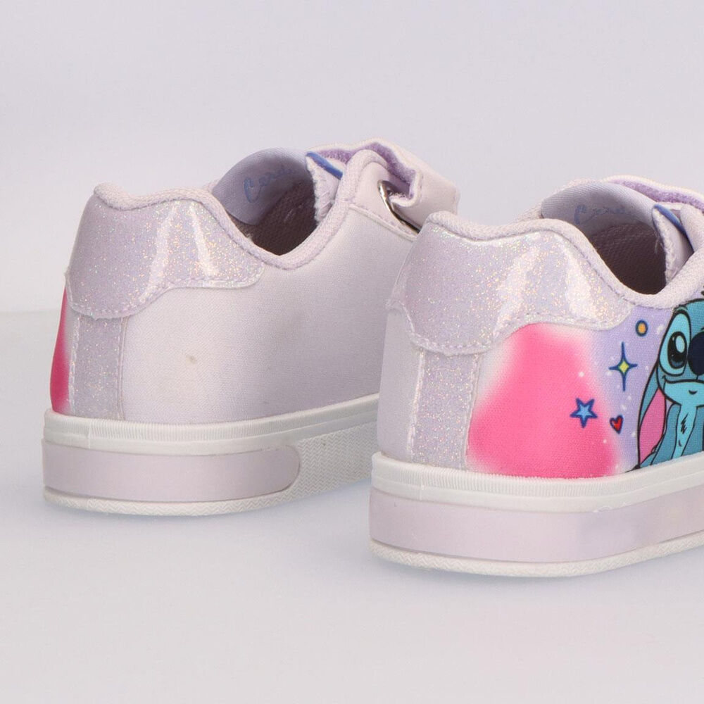 Disney Stitch canvas trainers with lights