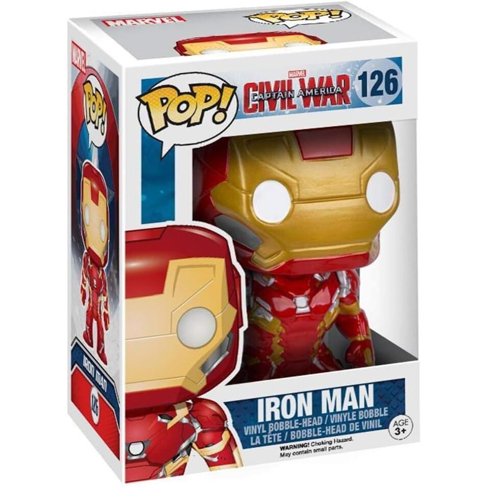 Funko Pop! Marvel Civil War Iron Man - Figura da Collezione Vinyl