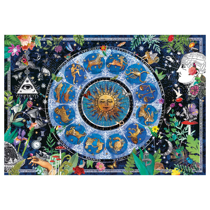 Puzzle de carte astrologique 1000 pièces