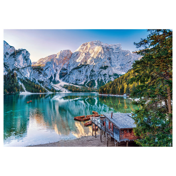 Puzzle Emerald Lake Braies 1000 pièces