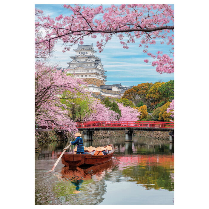 Himeji Castle in Spring puzzle 1000pcs