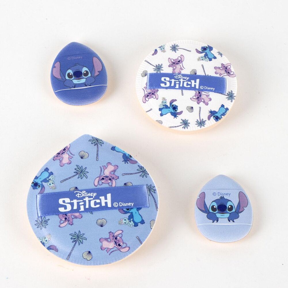 Ensemble d'éponges à maquillage Disney Stitch