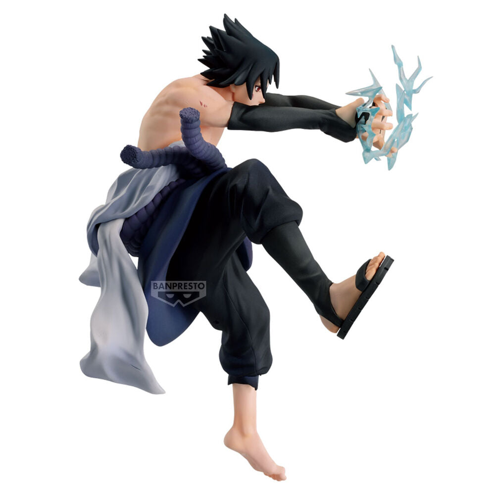Figurine Sasuke Uchiha de la série Naruto 72 Vibration Stars, 18 cm