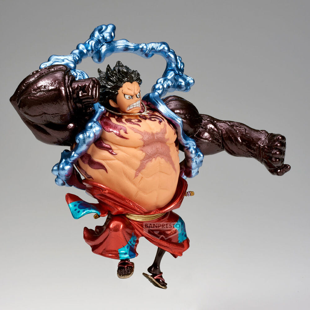Figurine One Piece King of Artist Monkey D. Luffy Gear 4 Boundman de 17 cm