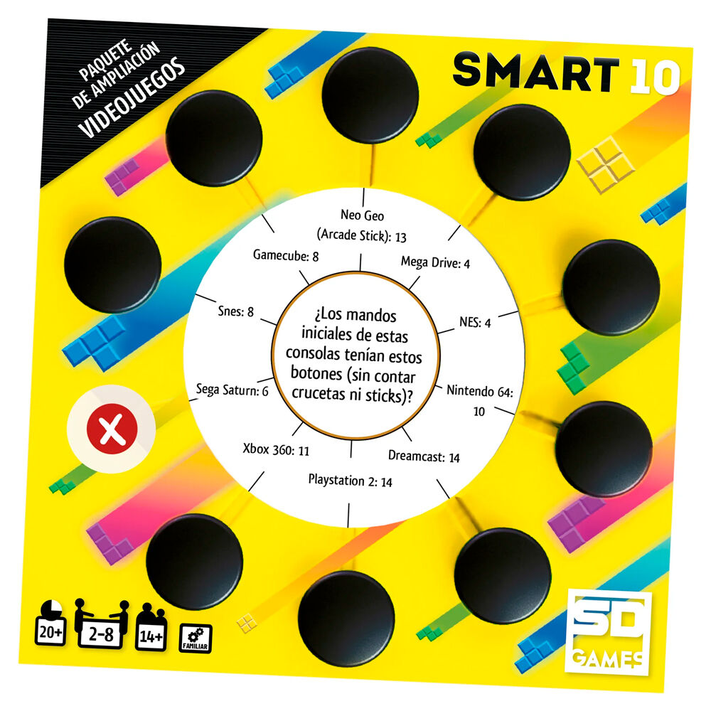 Spanish Smart 10 Game Expansion Videogames