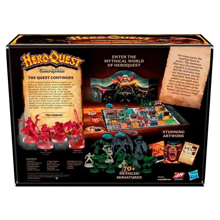 HeroQuest, jeu de plateau en anglais
