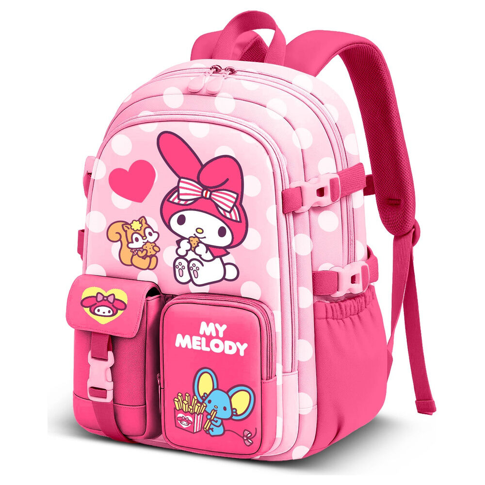 Sac à dos Hello Kitty My Melody Haru Animaux 40 cm