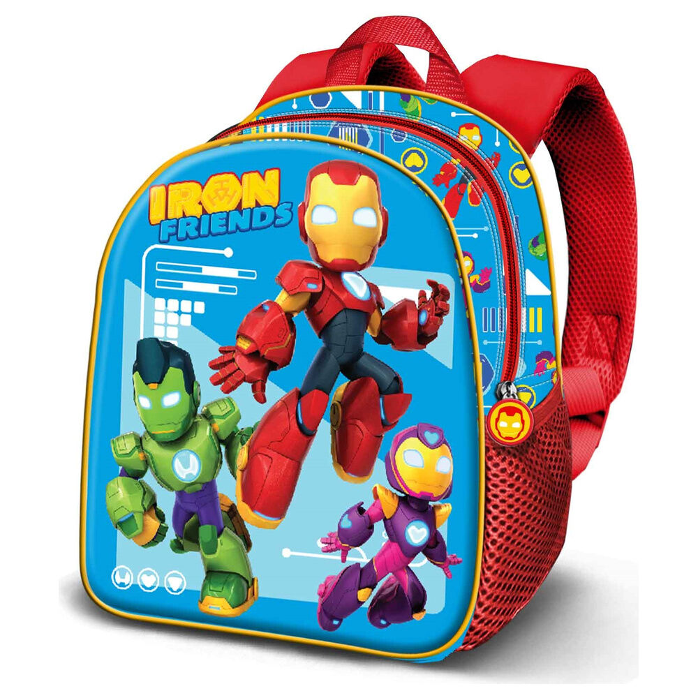 Sac à dos Marvel Iron Man Friends Tech 3D 31 cm