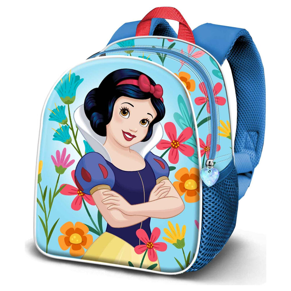 Sac à dos 3D Disney Blanche-Neige Fleurs 31 cm