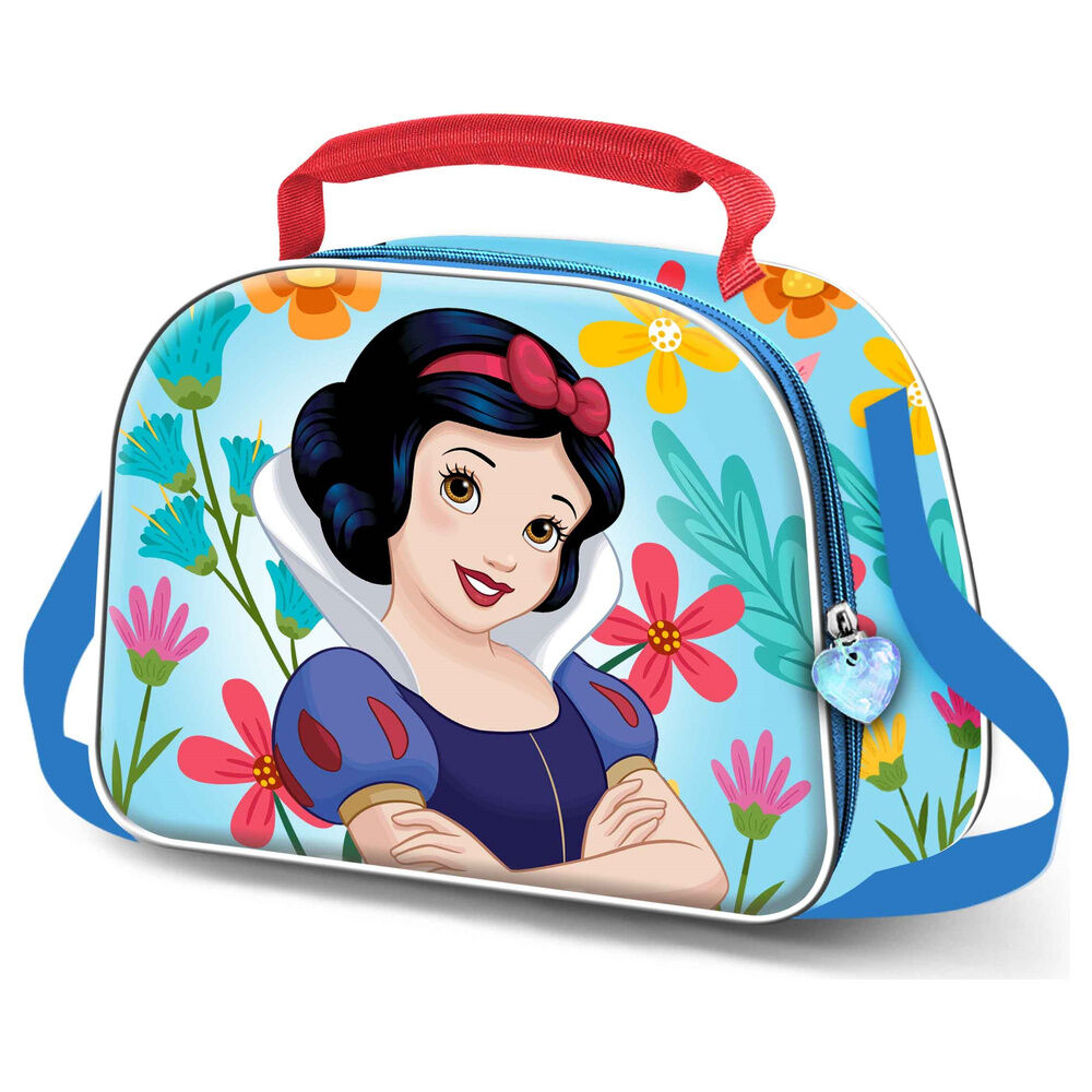 Sac à lunch 3D Disney Blanche-Neige Fleurs