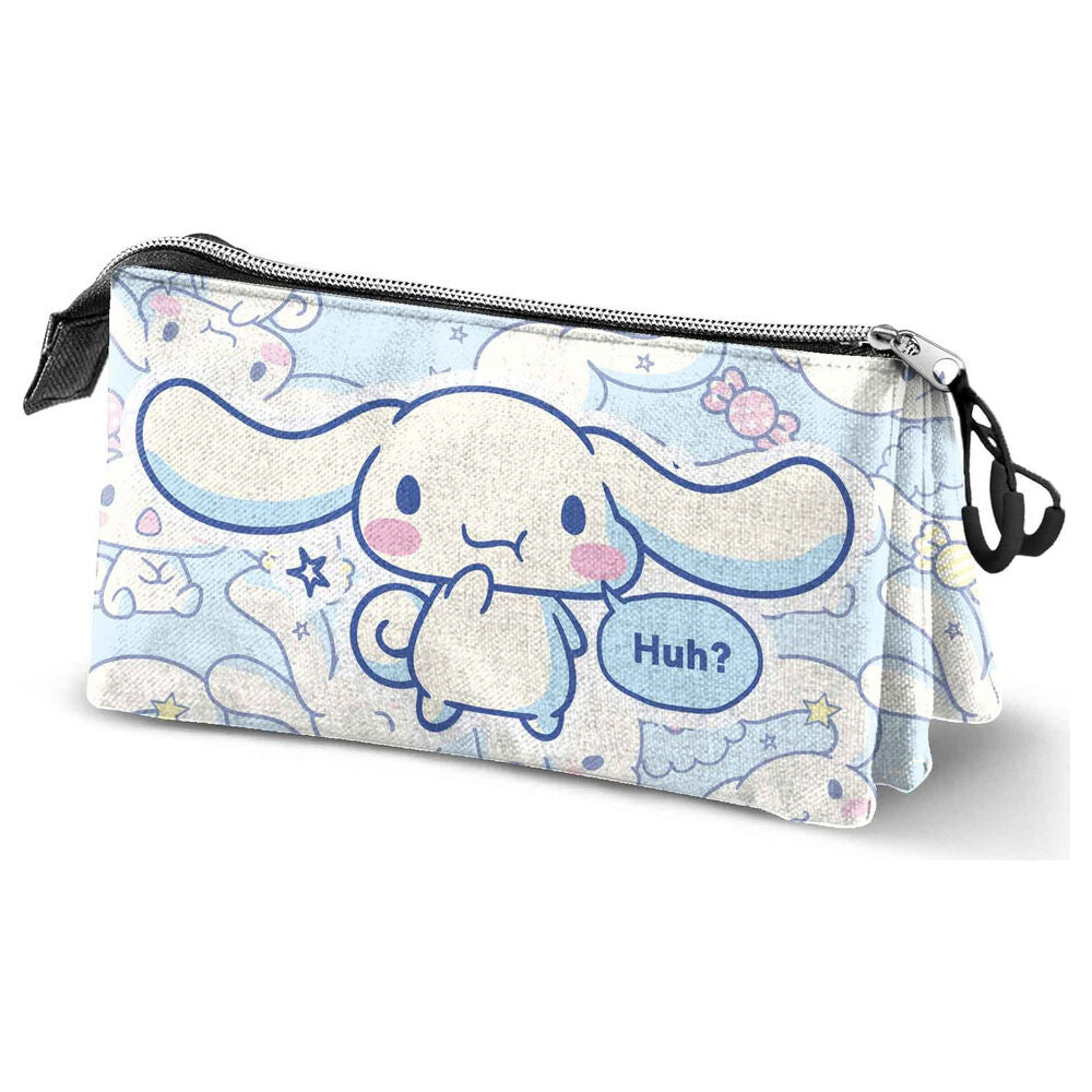 Trousse triple Hello Kitty Cinnamoroll