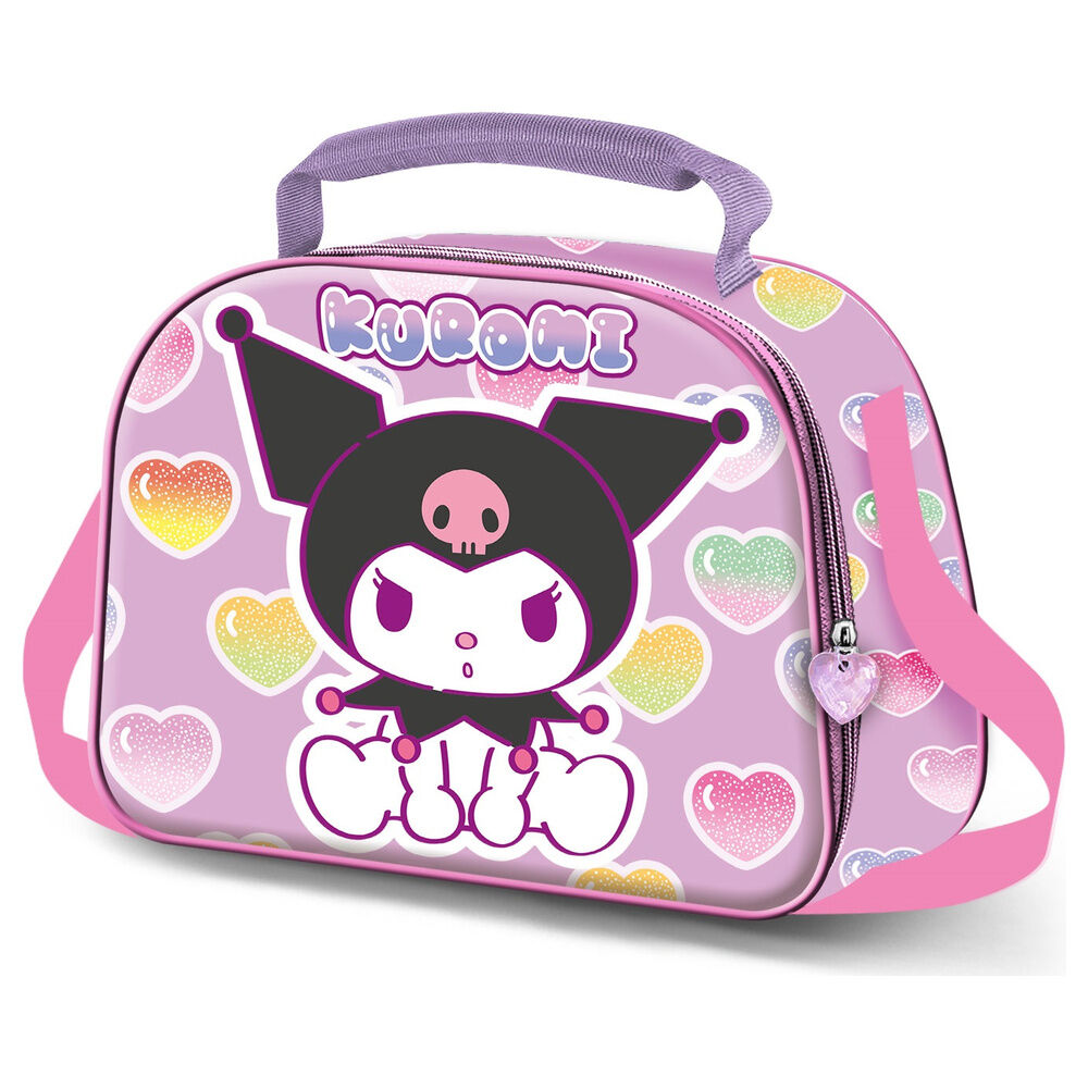 Hello Kitty Kuromi Hearts 3D lunch bag
