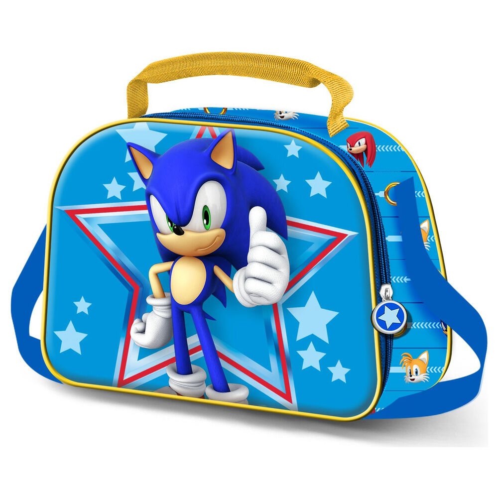 Sonic the Hedgehog Star 3D lunch bag