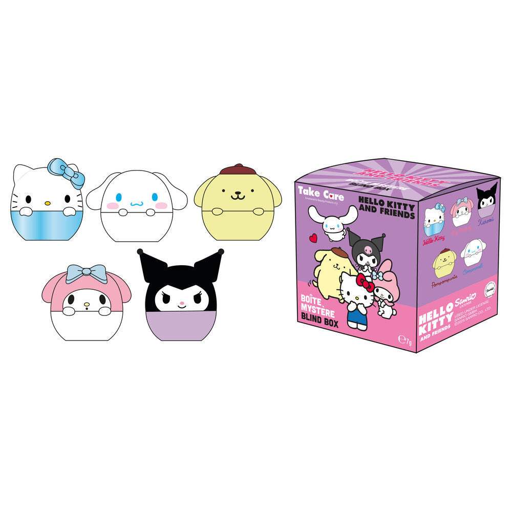 Box sorpresa Hello Kitty e amici Sanrio con personaggi kawaii, prodotto Nerdscape.