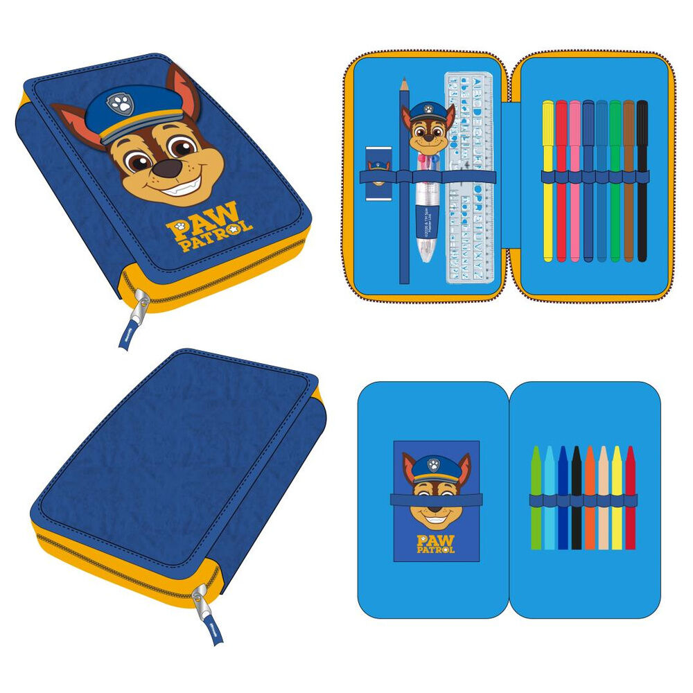 Paw Patrol Chase double pencil case