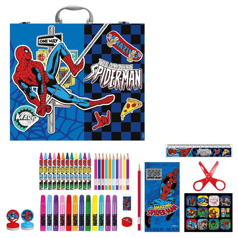 Marvel Spiderman Coloring stationery case