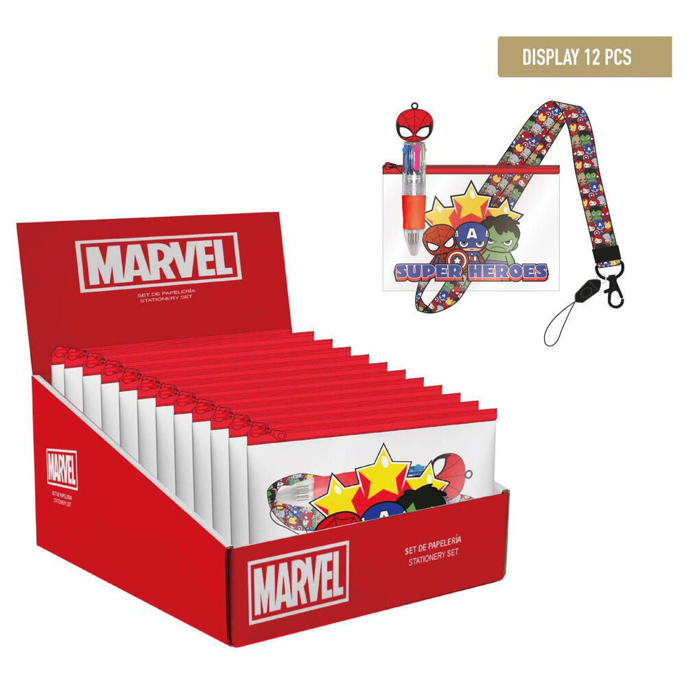 Ensemble de papeterie Marvel