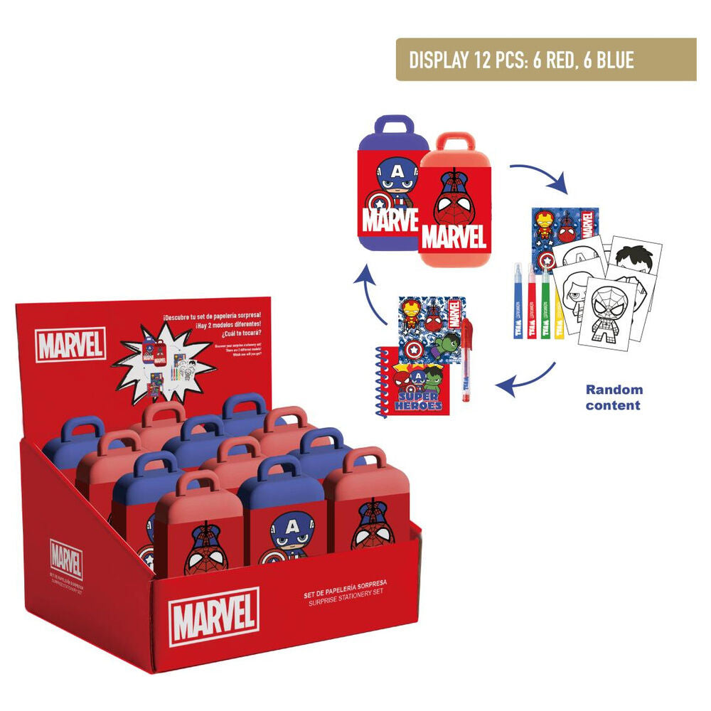 Marvel Avengers assorted Surprise stationery set