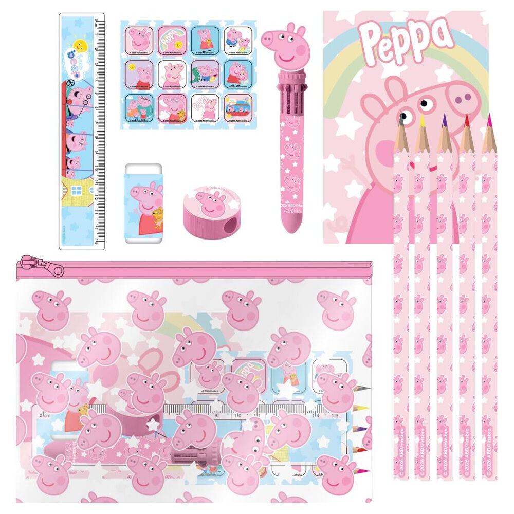 Ensemble de papeterie Peppa Pig