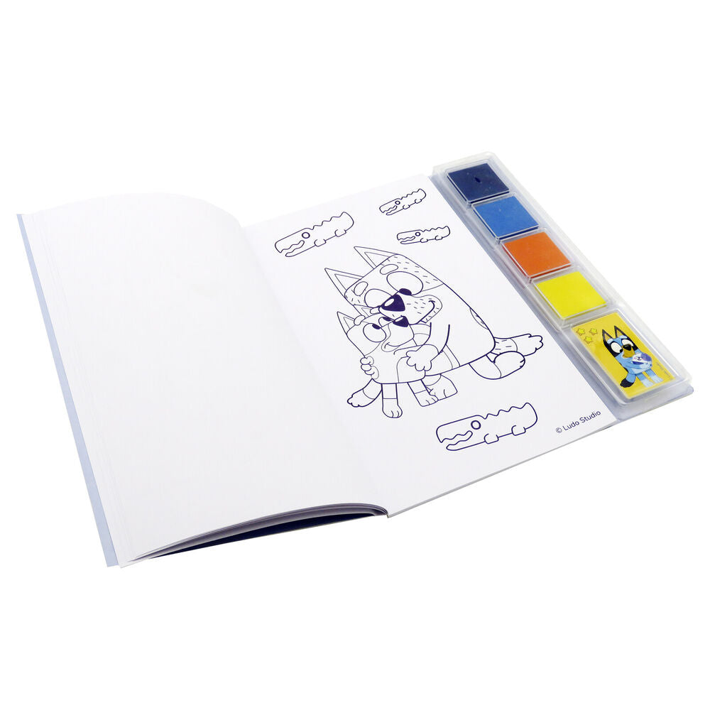 Ensemble de peinture au doigt Bluey