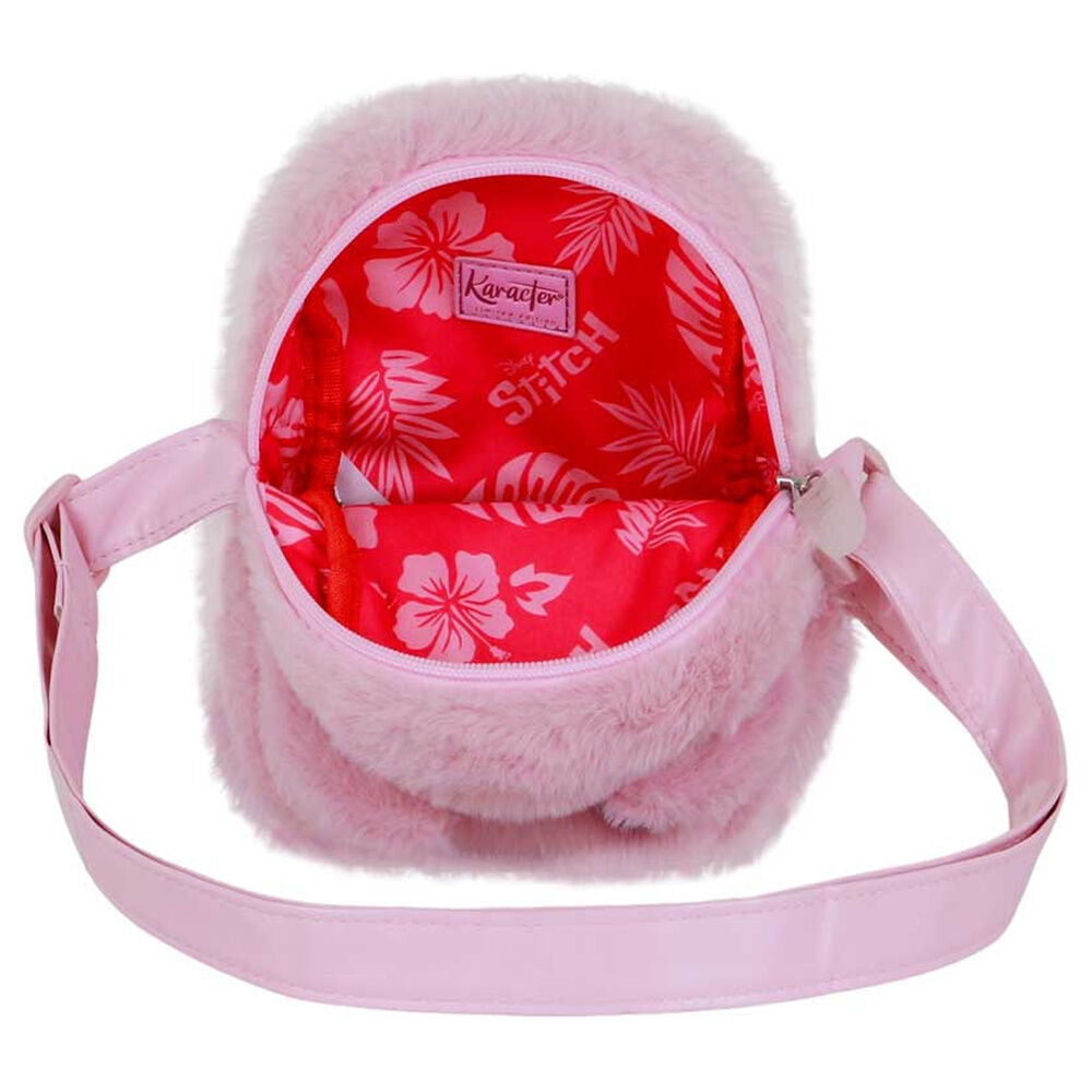 Sac en peluche Disney Stitch, ange Disney et cœur