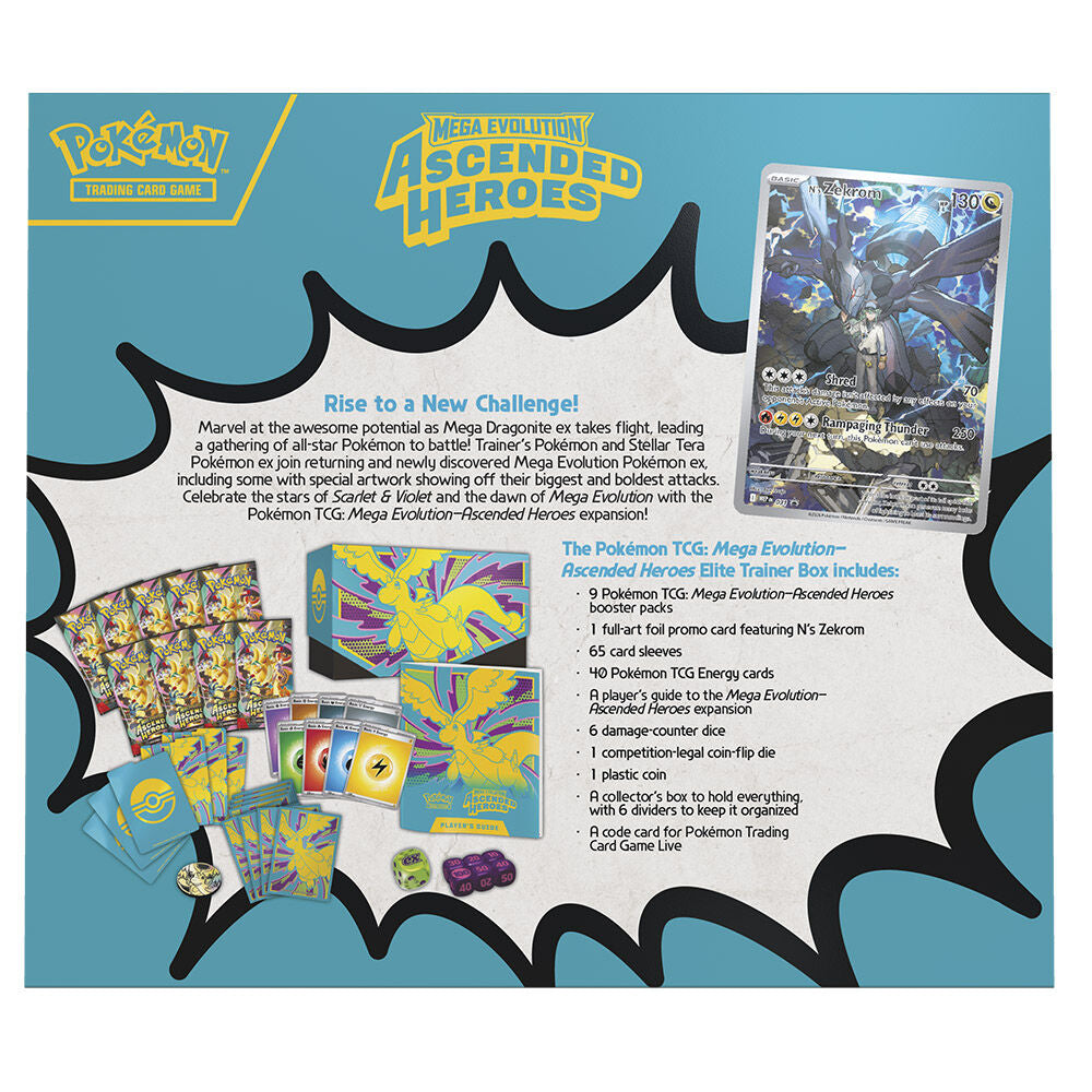 Étui de jeu de cartes Pokémon Elite Trainer en anglais