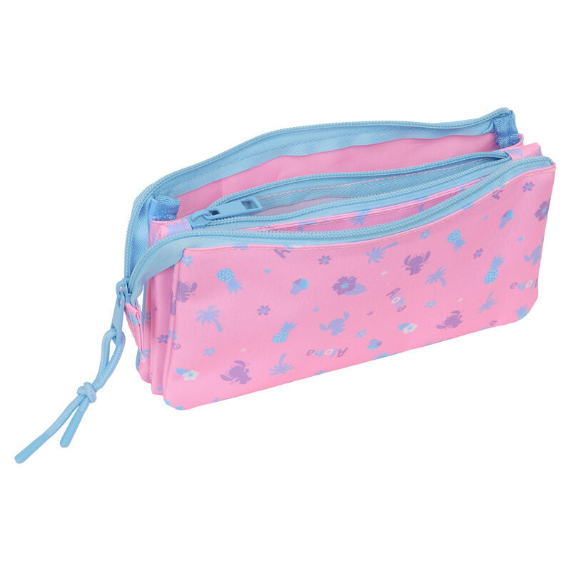 Trousse triple crayon Disney Stitch Bright