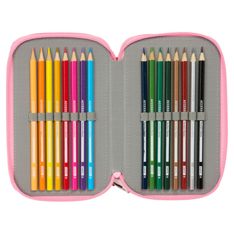 Hello Kitty triple pencil case 37pcs