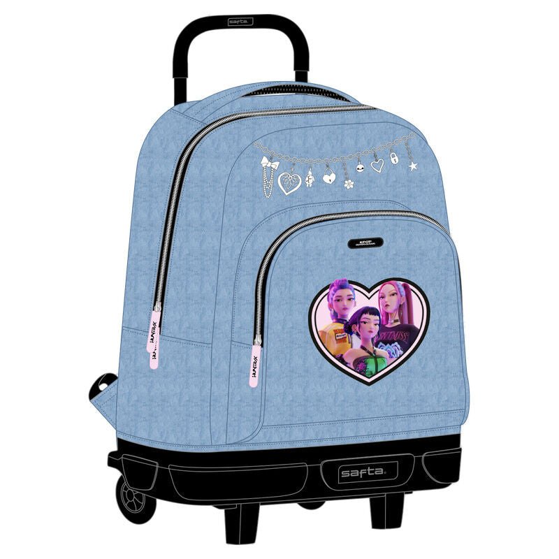 Demon Hunters Kpop Huntrix compact trolley 45cm - Nerdscape