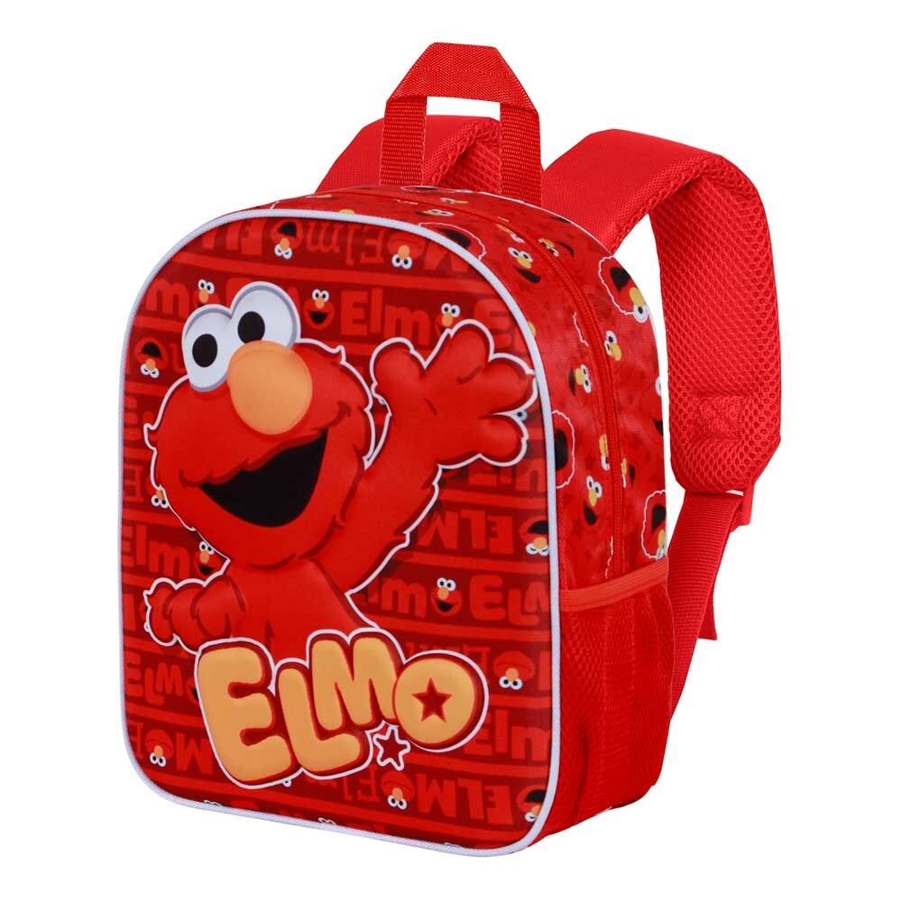 Sac à dos 3D Elmo de Sesame Street, 30 cm