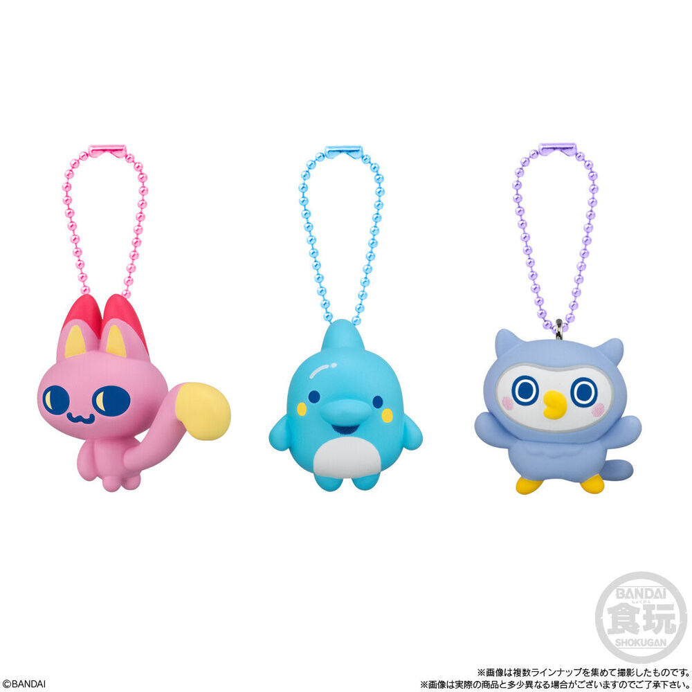 Porte-clés Tamagotchi Shokugan assortis en boîte surprise