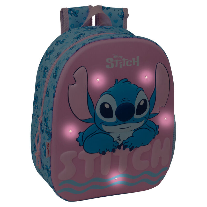 Sac à dos Disney Stitch LED 3D 33 cm