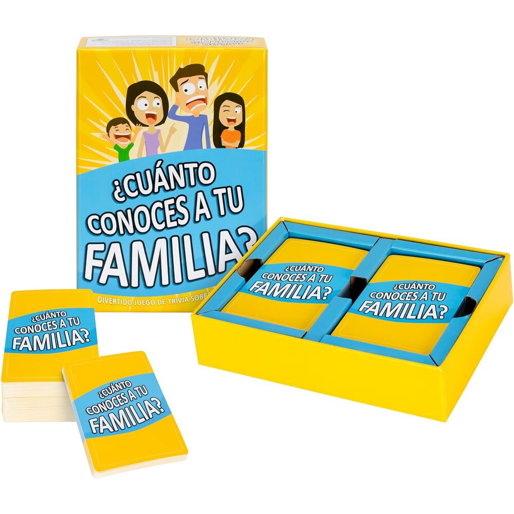 Spanish How well do you know your family? board game