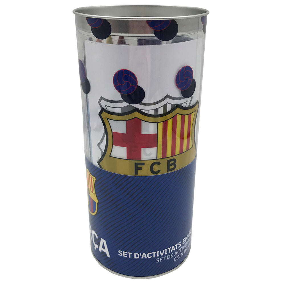 F.C. Barcelona money box set activities 38pcs