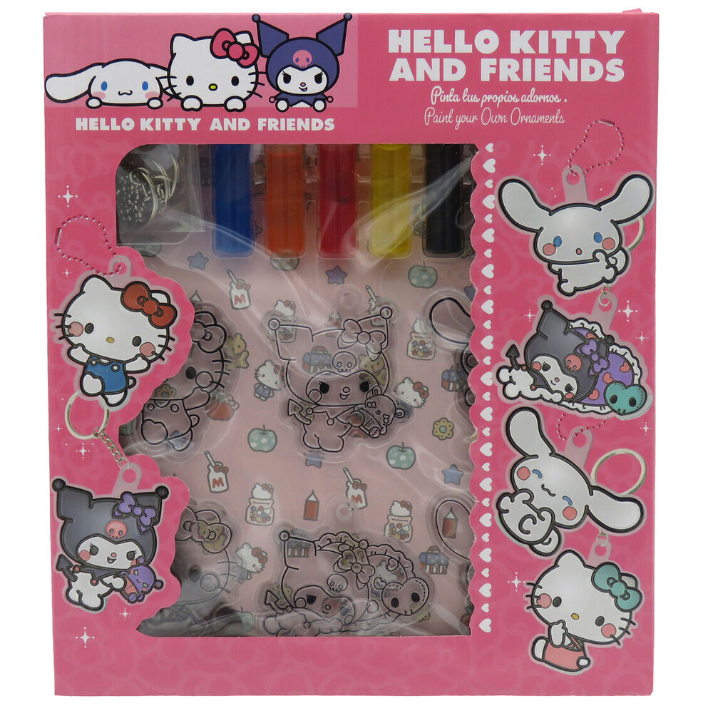 Ensemble de cintres Hello Kitty et ses amis pour la peinture