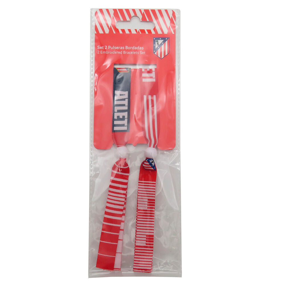 Ensemble de 2 bracelets Atlético de Madrid