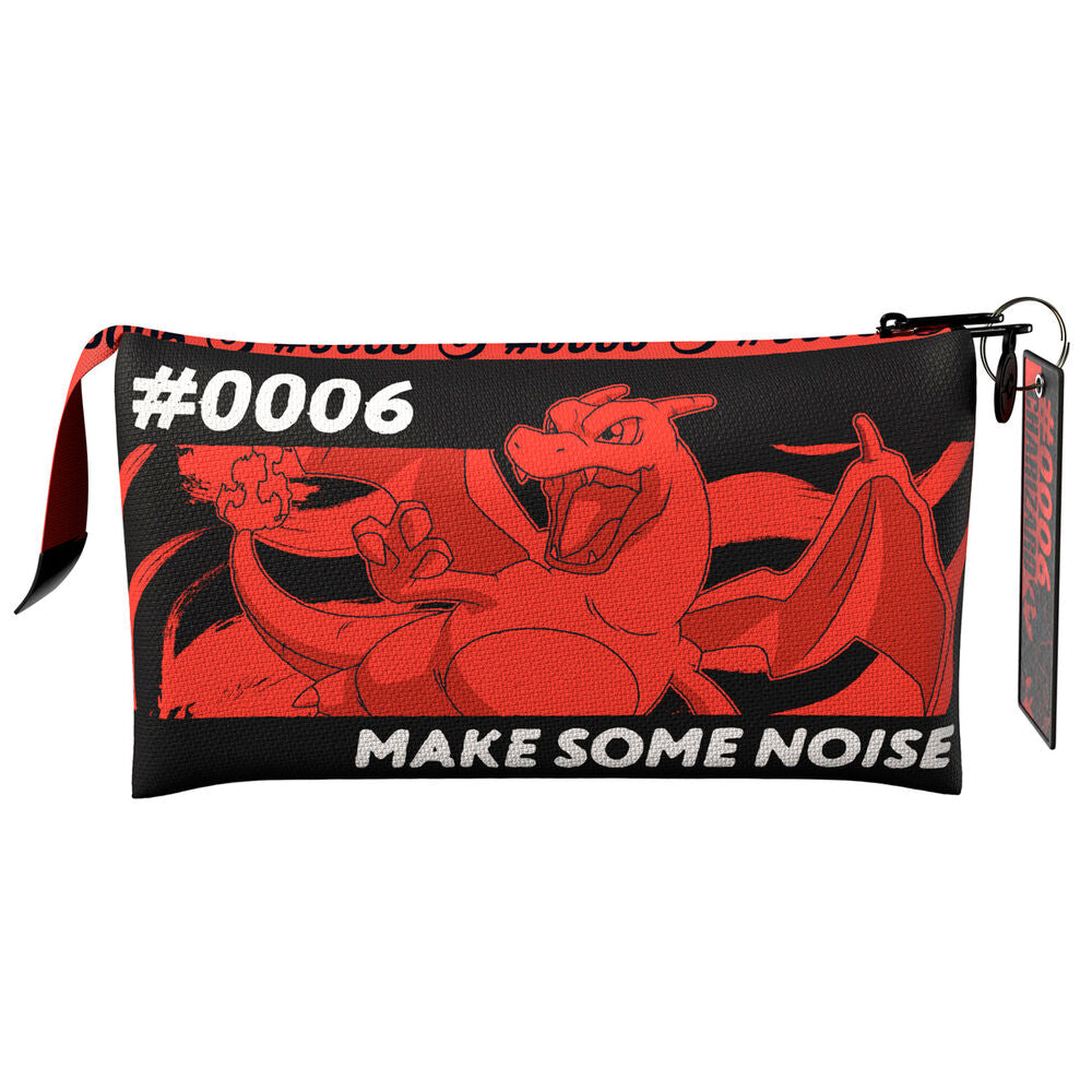 Trousse triple à crayons Pokémon Charizard Twilight Champions