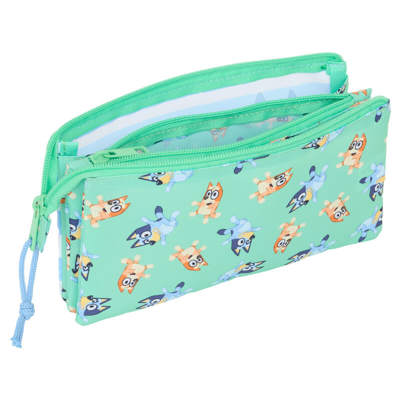 Bluey Sisters triple pencil case
