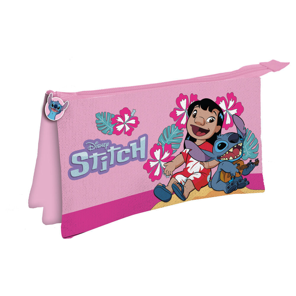 Trousse triple Disney Lilo et Stitch
