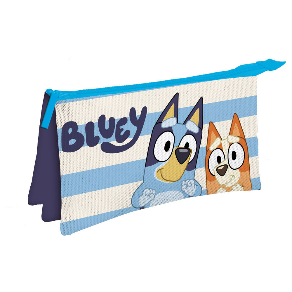 Bluey Look triple pencil case
