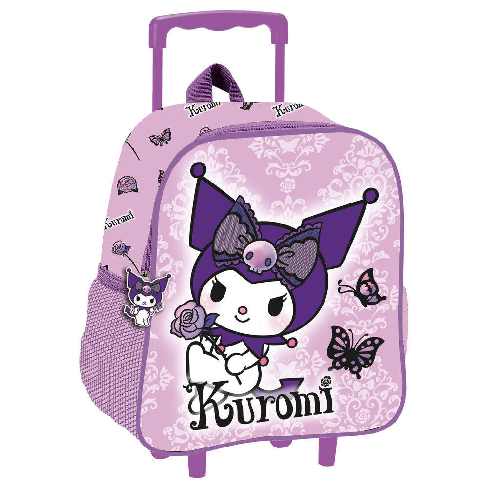 Hello Kitty Kuromi Purple 3D trolley 32cm