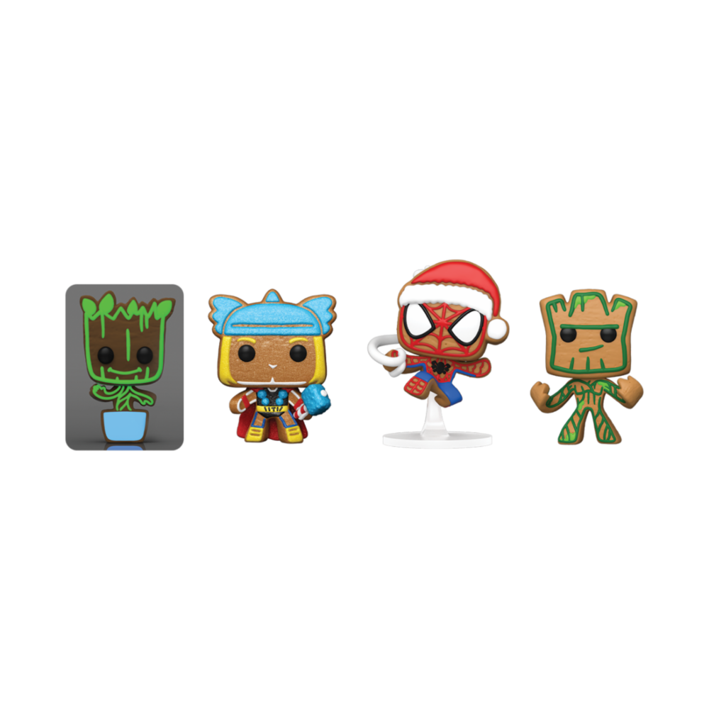 Pocket POP pack 4 figures Marvel Tree Holiday Exclusive